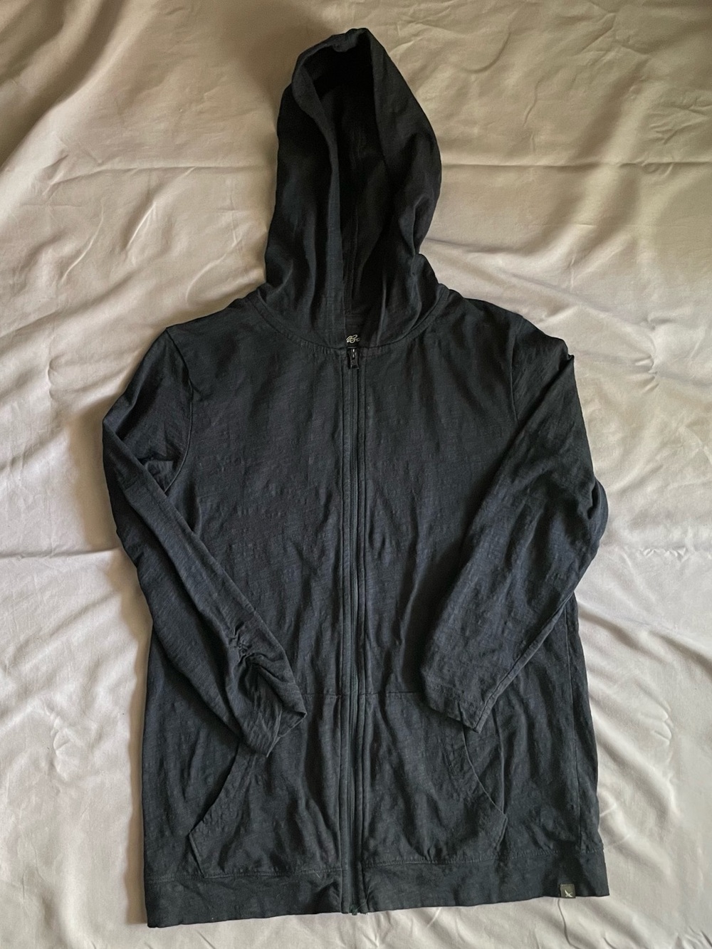 Eddie Bauer Lightweight Full-Zip Hoodie Navy Blue Women's Small